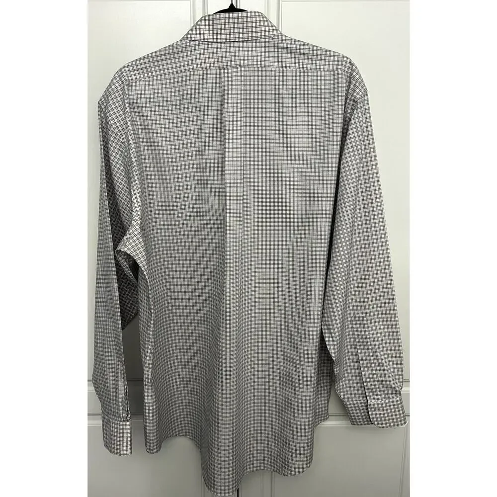 Brooks Bros. Plaid Button Up Shirt Traditional Size 16 1/2-35 Supima Cotton NWOT - Picture 2 of 8